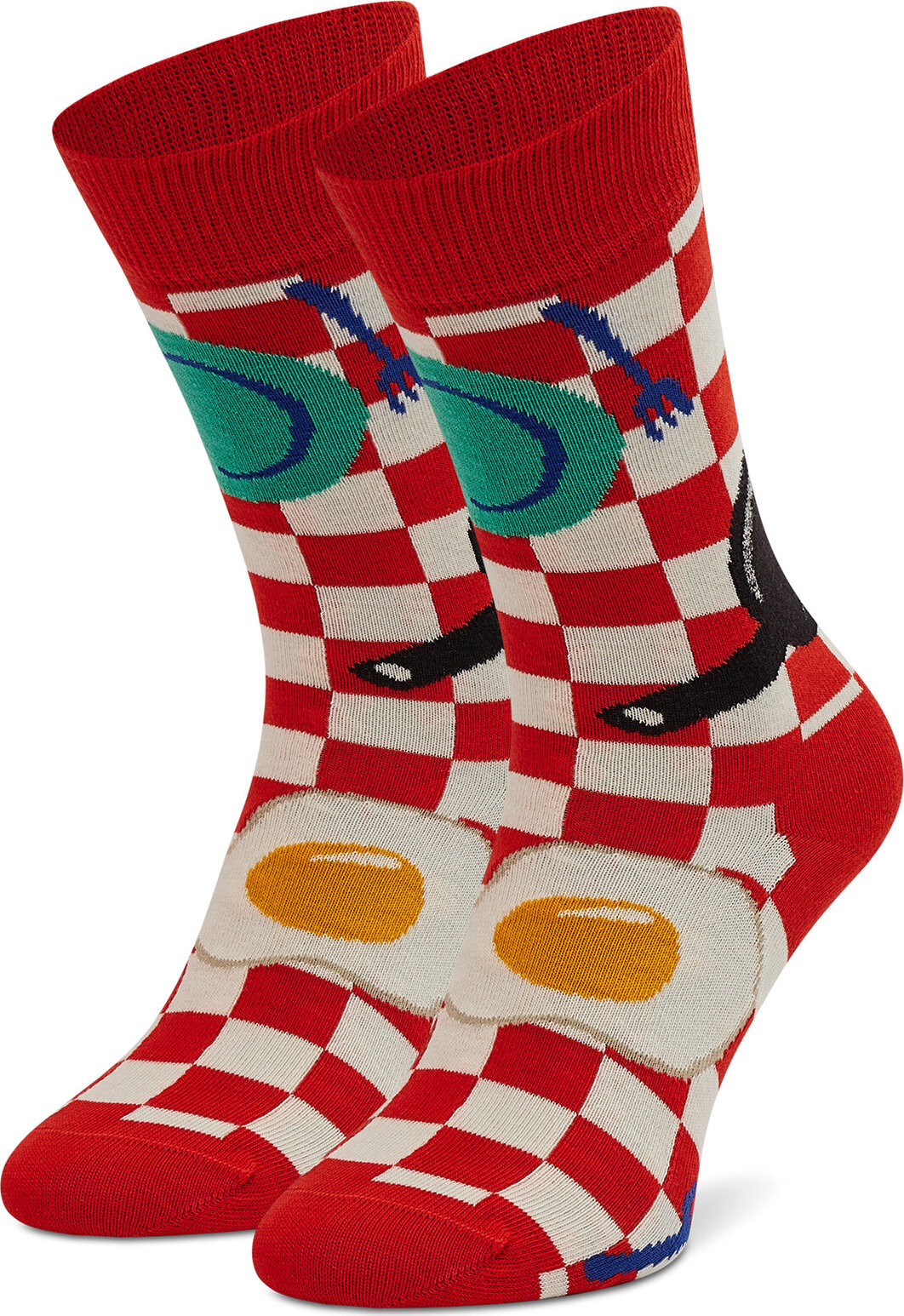 Klasické ponožky Unisex Happy Socks EBI01-4300 Červená