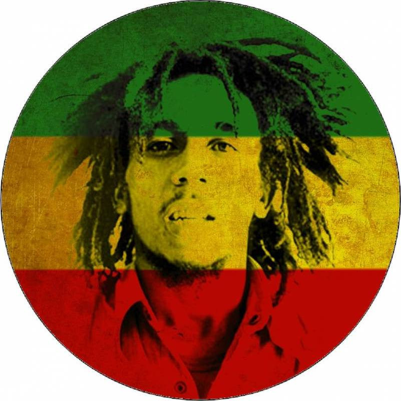 Jedlý papír Bob Marley vlajka 19,5 cm - Pictu Hap