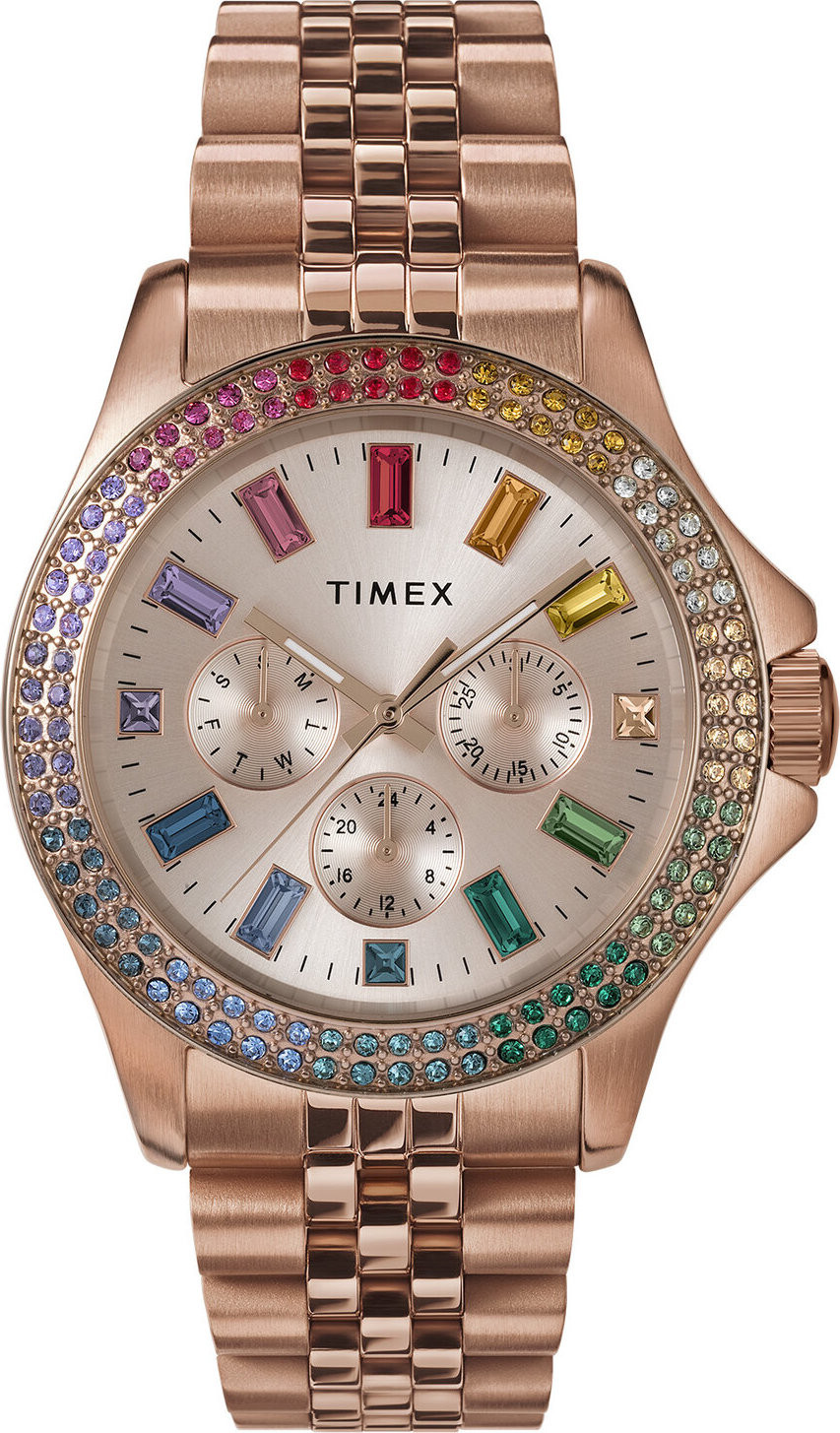 Hodinky Timex Trend Kaia TW2W34200 Růžové zlato