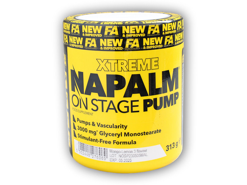 Fitness Authority NAPALM On Stage PUMP 313g Varianta: dragon fruit
