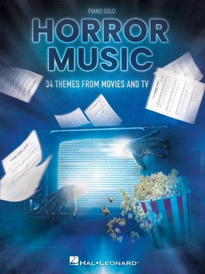 Horror Music: 34 Themes from Movies and TV Arranged for Piano Solo(Paperback)
