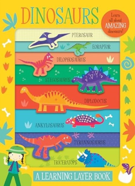 Dinosaurs - A Learning Layer Book(Board book)
