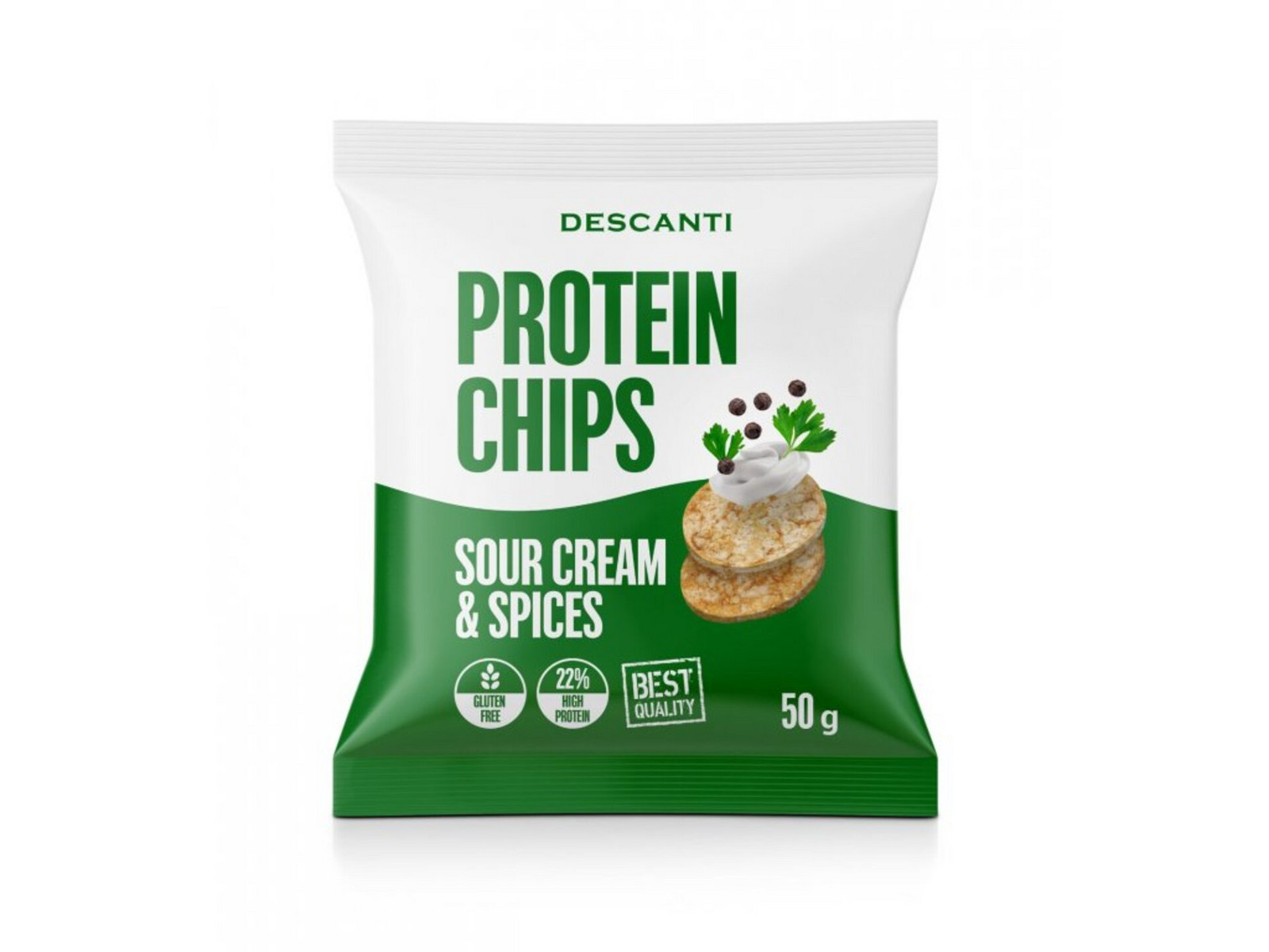 Descanti Chips Sour Cream and Spices 50 g