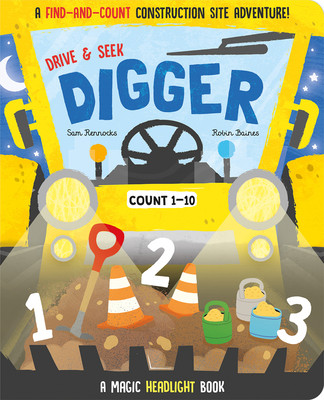 Drive & Seek Digger - A Magic Find & Count Adventure (Copper Jenny)(Board Books)