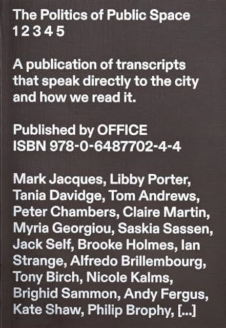 Politics of Public Space (Muratore Tom)(Paperback / softback)