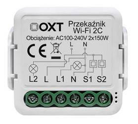 OXT mini reléový modul 2 okruhy WiFi TUYA