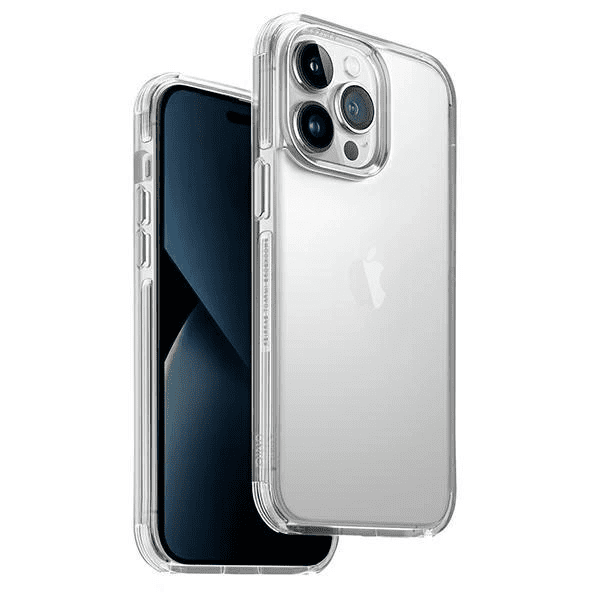 Pouzdro Uniq Combat pro iPhone 14 Pro Max - průhledné