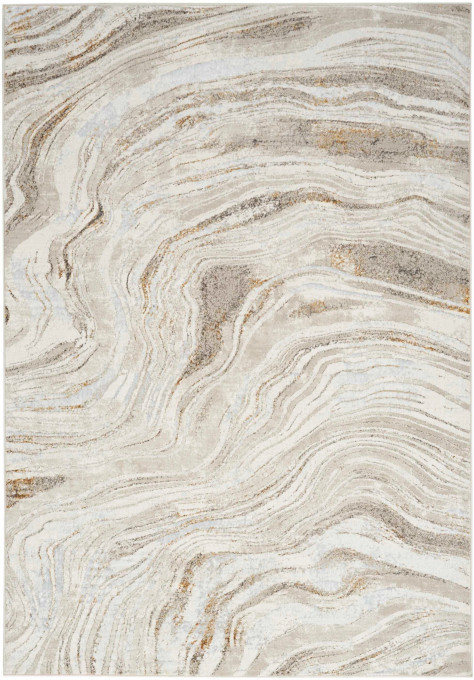 Koberec GLITZ GLZ22 šedý / zlatý