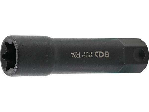 BGS Technic BGS 5246-E24 Nástrčná hlavice šestihran 22 mm E-profil E 24, úderová, velmi dl