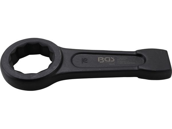 BGS Technic BGS 35175 Rázový očkový klíč 75 mm, DIN 7444