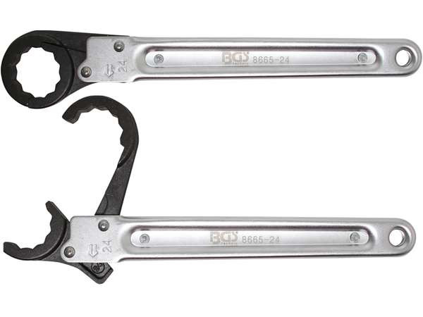BGS Technic BGS 8665-24 Ráčnový klíč na potrubí 24 mm
