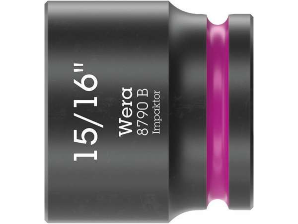 Wera 005525 Nástrčná hlavice 3/8 šestihran 15/16 Impaktor, 8790 B