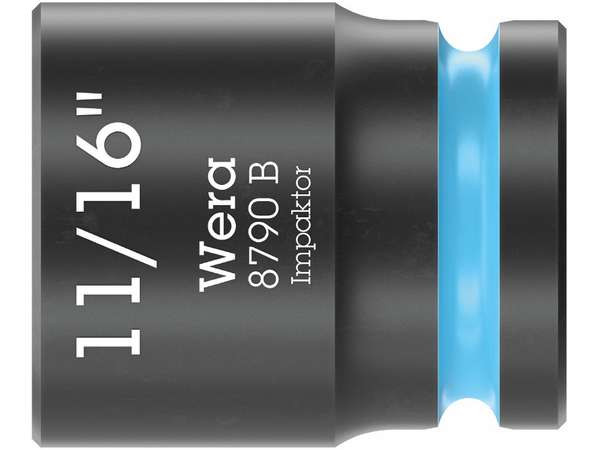 Wera 005521 Nástrčná hlavice 3/8 šestihran 11/16 Impaktor 8790 B