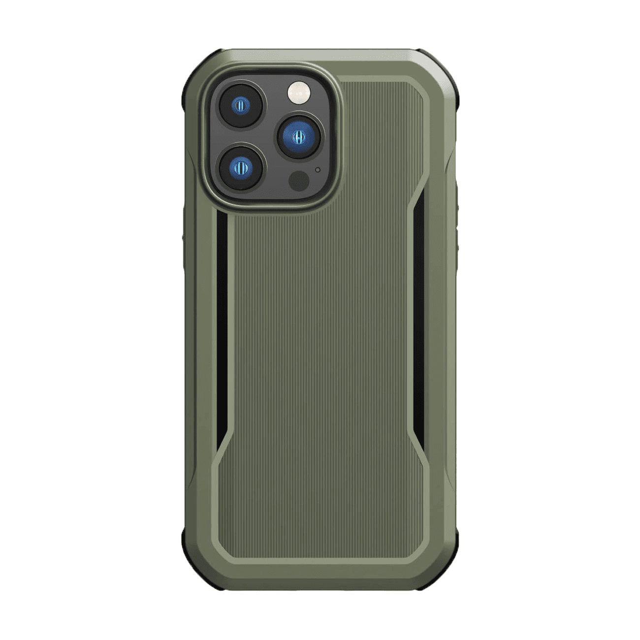 Pouzdro Raptic X-Doria Fort Case pro iPhone 14 Pro s pancéřovým pouzdrem MagSafe v zelené barvě