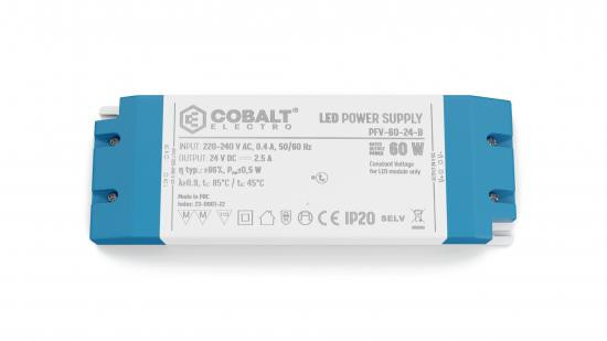 LEDLabs Napájecí zdroj LED CobaltElectro PFV 24V 60W IP20 B