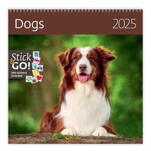 Dogs 2025 - nástěnný kalendář