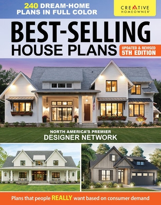 Best-Selling House Plans, Updated & Revised 5th Edition: Over 240 Dream-Home Plans in Full Color (Design America Inc)(Paperback)