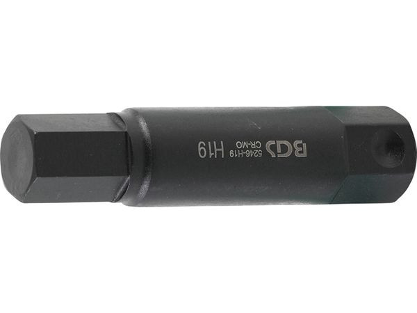 BGS Technic BGS 5246-H19 Bit šestihran 22 mm (pro Inbus) HEX 19 x 100 mm, úderový