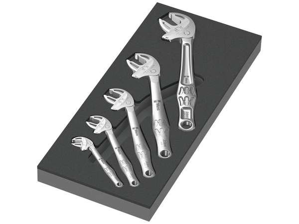Wera 150122 Samonastavitelné klíče Joker 6004 7 ÷ 24 mm typ 9732 v pěnové vložce, Set 1 (S