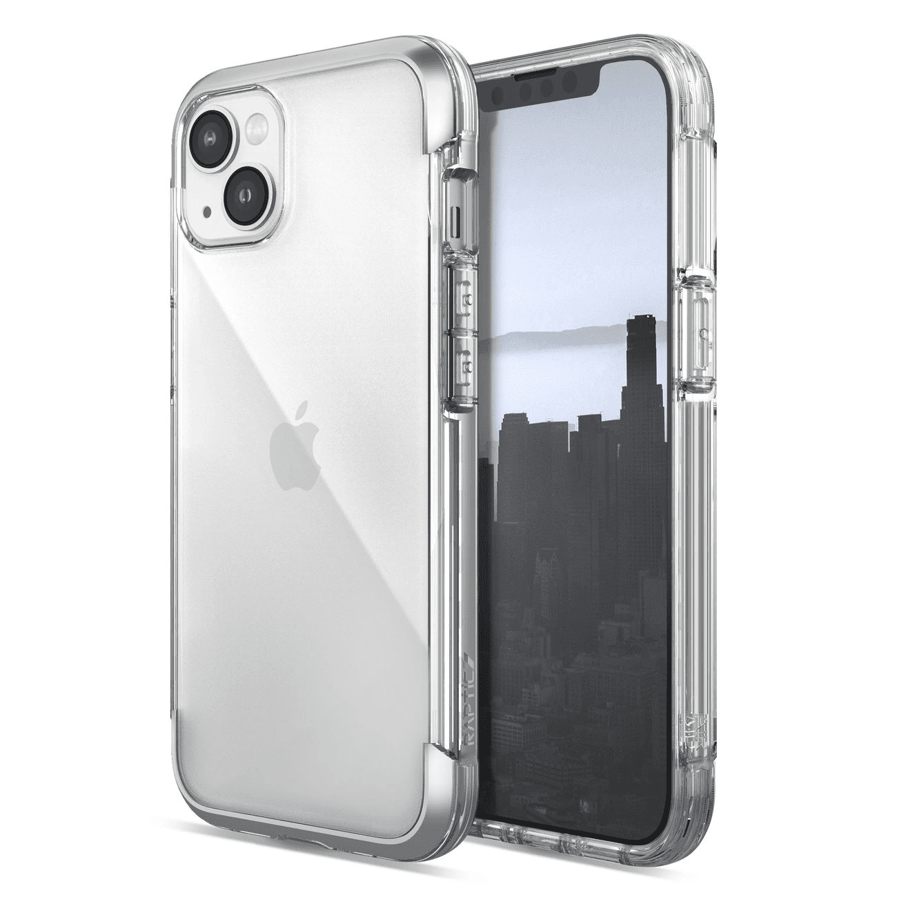 Raptic X-Doria Air Case iPhone 14 Plus pancéřové pouzdro stříbrné