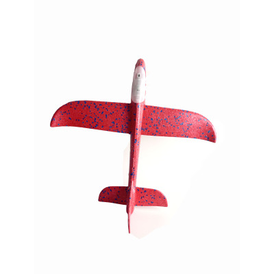 Pěnové letadlo 48 cm - červené