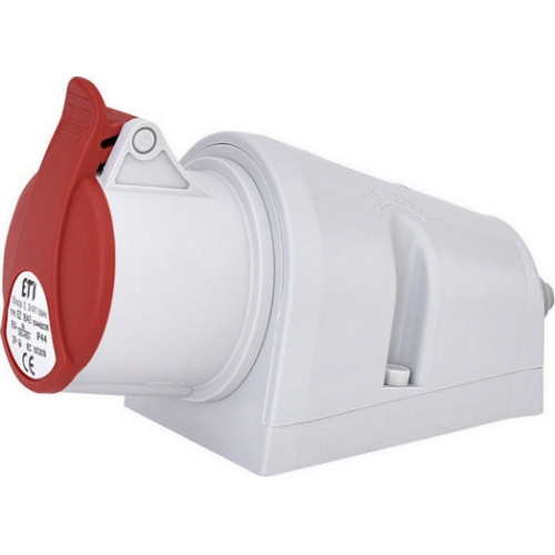 Zásuvka nástěnná ETI EZ 1643 16A/400V/4P IP44 004482035