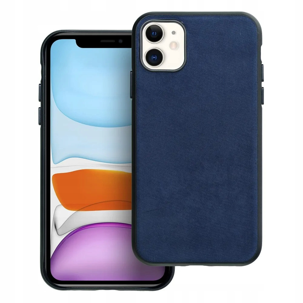 Woven Mag Cover kompatibilní s MagSafe pro Iphone 11 modrý