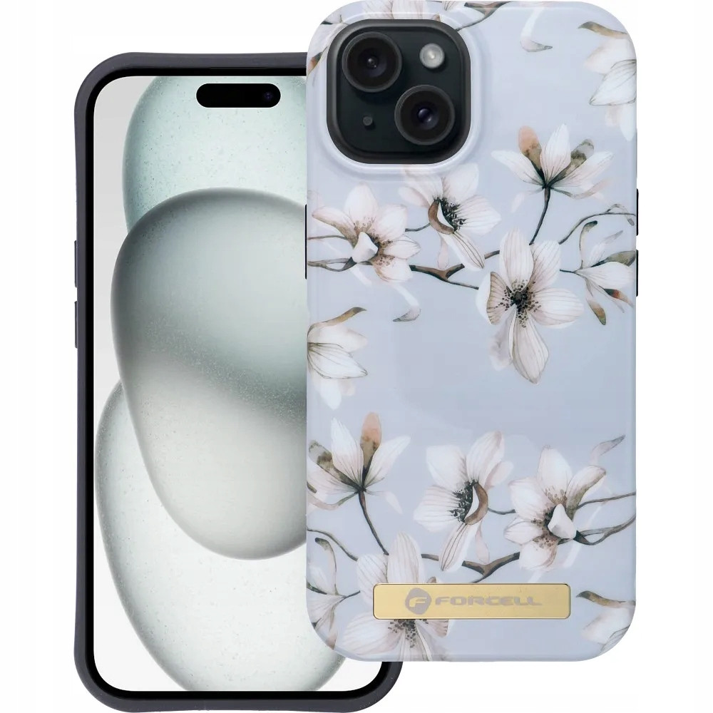 Forcell F-protect Mirage kompatibilní s MagSafe pro iPhone 15 spring flowers
