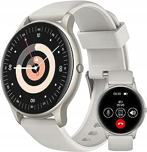 Smartwatch Agptek SR2 Béžovo-šedé Bluetooth 5.2 Obrazovka 1,32 Palce