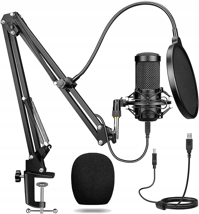 Studiový kondenzátorový mikrofon Fifine Bezdrátový mikrofon Fifine T669