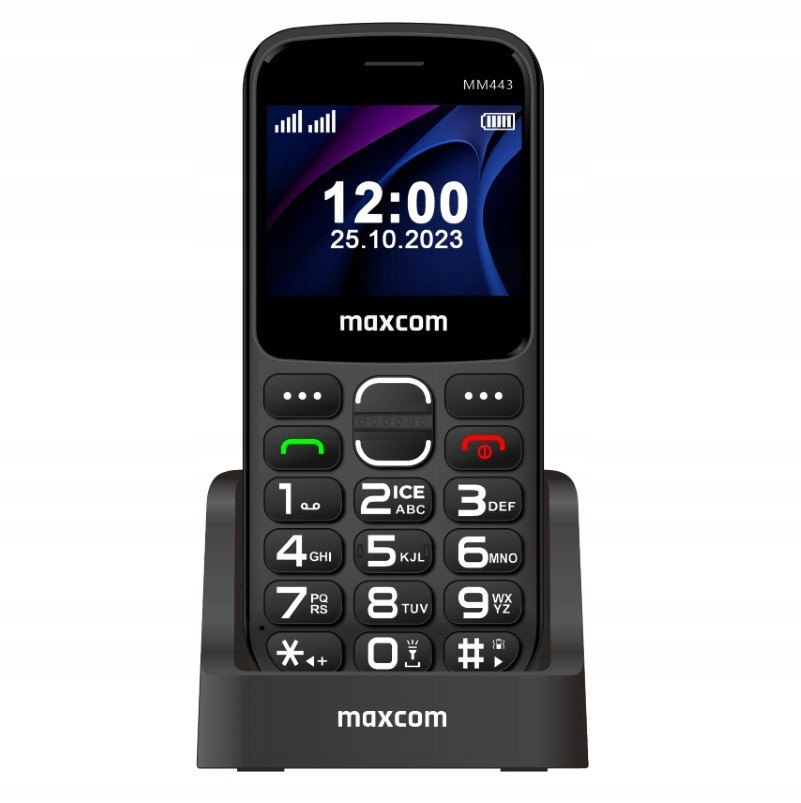 Telefon Maxcom MM 443 4G Černý