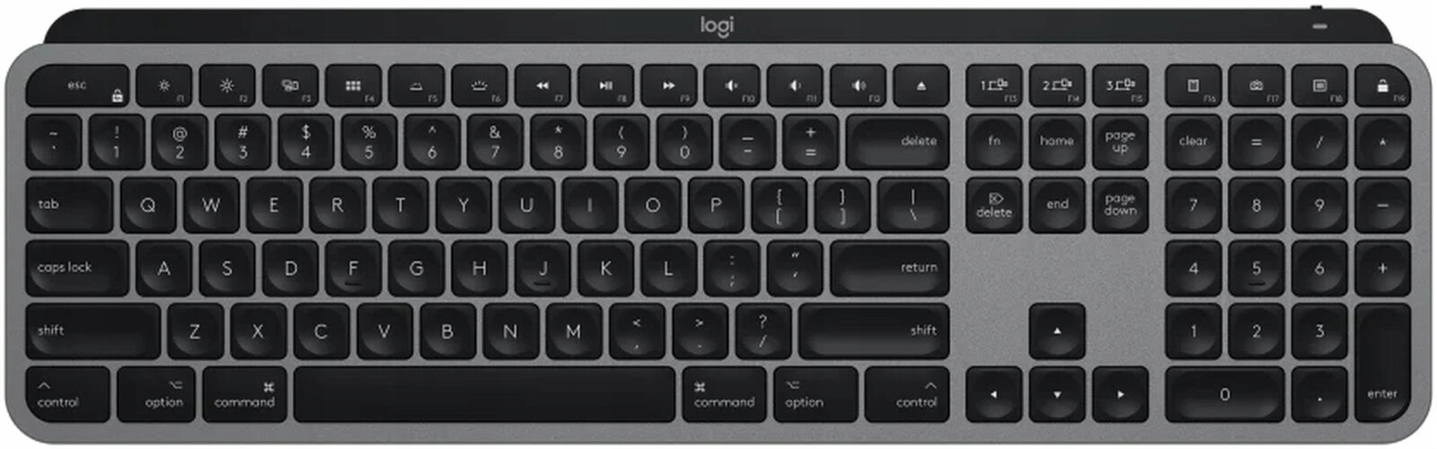 Membránová klávesnice MX Keys Mac