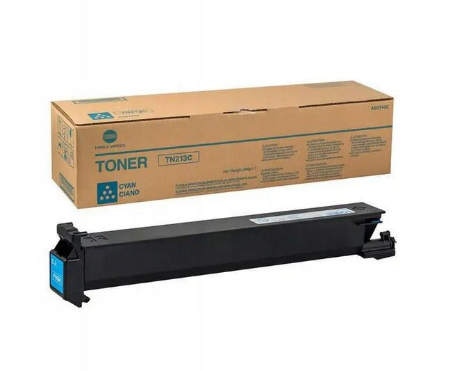 Toner Konica Minolta TN213C cyan azurový 19000 stran