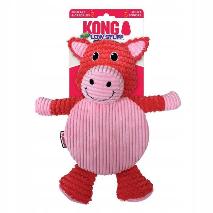 Kong Low Stuff Cackle Tummiez Pig Lg