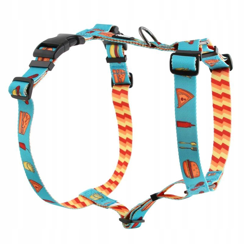 Postroj pro psa typu guard barevný beztlakový pevný boxer Huggy Doggy L