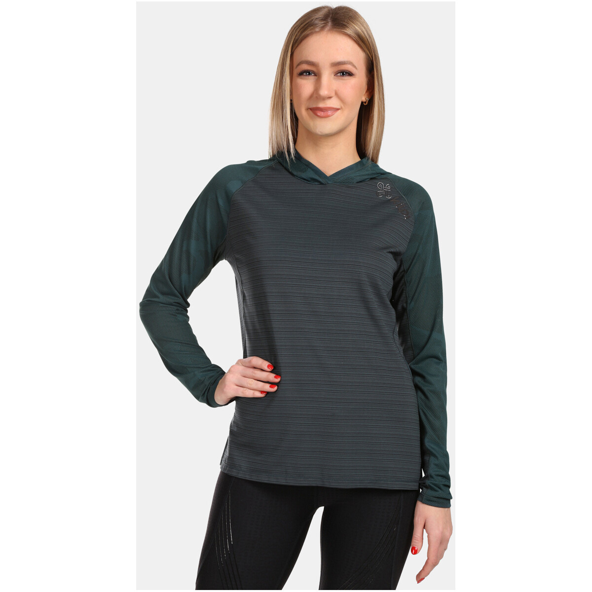 Kilpi  Dámská běžecká mikina  AILEEN-W  Zelená