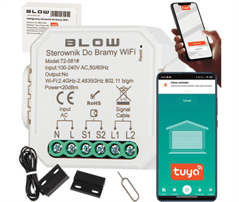 Smart dálkové ovládání pro vrata a brány BLOW 72-081,  WiFi TUYA