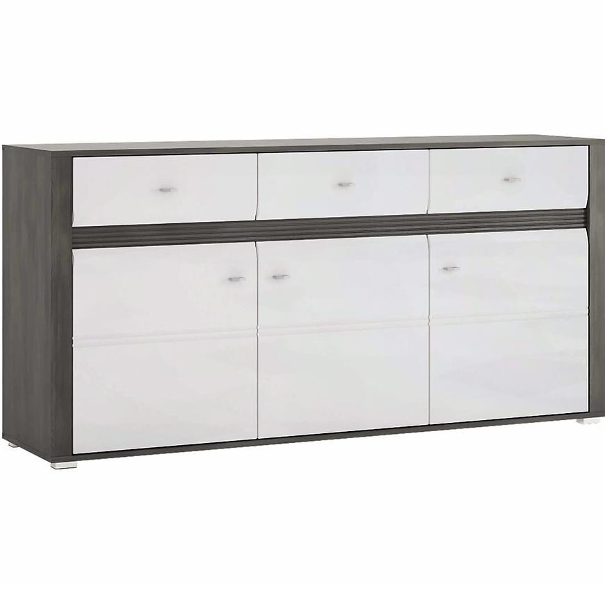 Komoda Sevilla typ 40 3D3S norská borovice/bílá