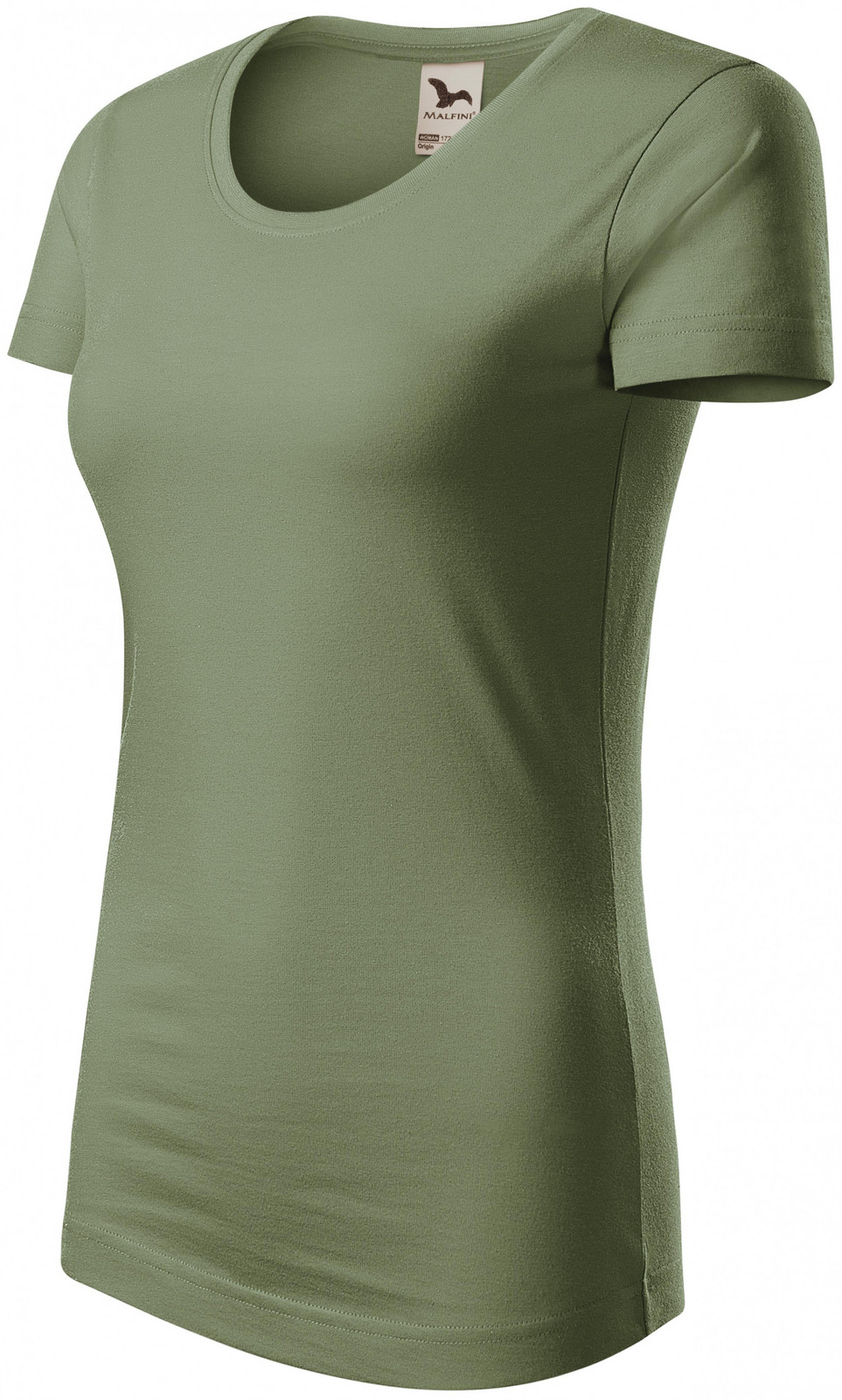 Dámské triko, organická bavlna, khaki, XS