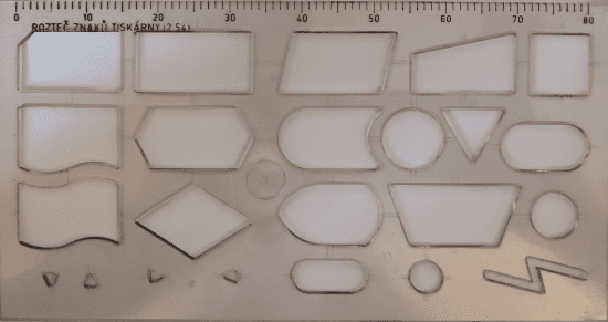 Logarex Šablona vývojových diagramů Logarex 25518-S