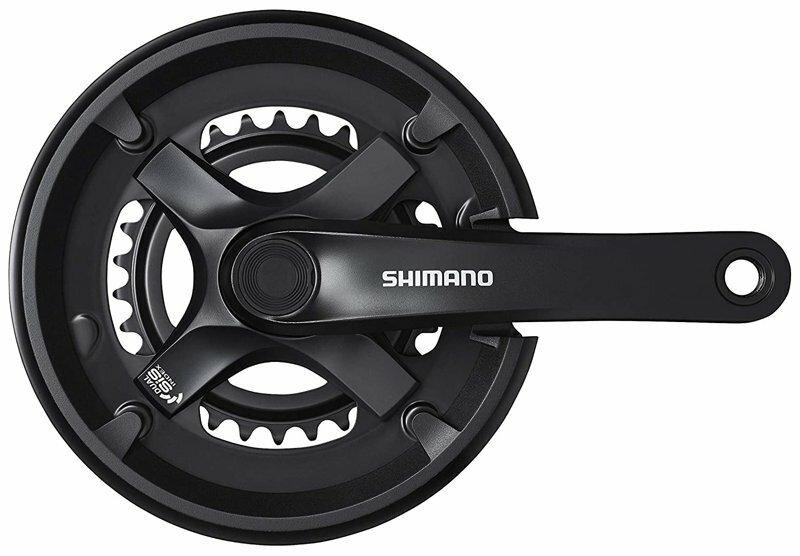 Shimano kliky Tourney FC-TX501-L 175mm 46x30 zubů, černé s krytem
