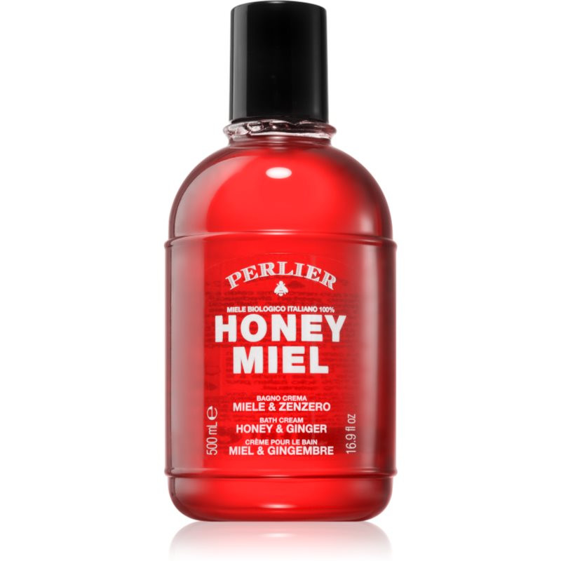 Perlier Honey Miel Honey & Ginger sprchový a koupelový krém 500 ml