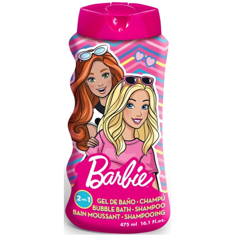 Barbie Bubble Bath & Shampoo 2 in 1 sprchový a koupelový gel 2 v 1 475 ml