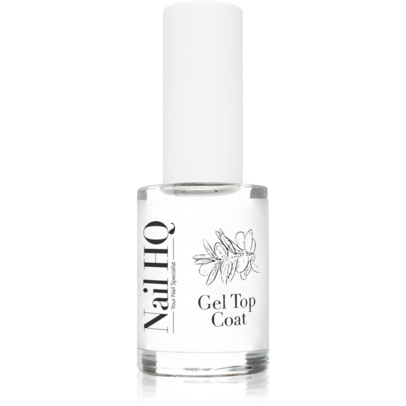 Nail HQ Gel Top Coat vrchní lak na nehty bez použití UV/LED lampy 10 ml