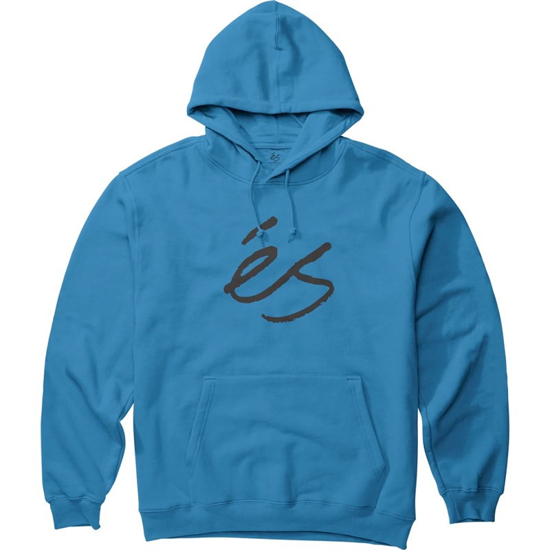 mikina ES - Script Hoodie Pacific Blue (455)