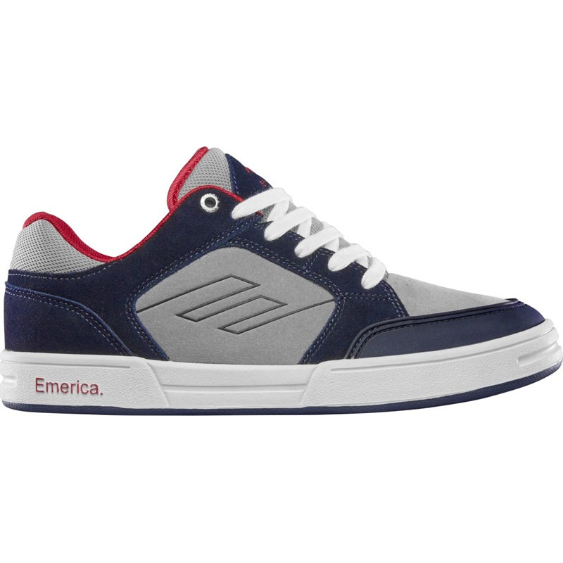 boty EMERICA - Heritic Navy/Grey/Red (410) velikost: 44