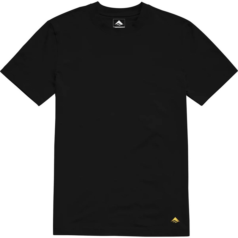 triko EMERICA - Micro Triangle Tee Black (001) velikost: M
