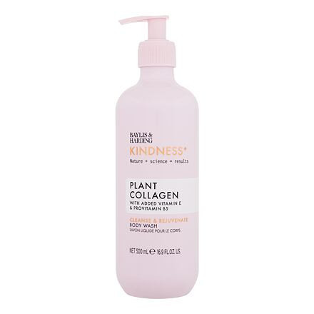 Baylis & Harding Kindness+ Plant Collagen Cleanse & Rejuvenate Body Wash vyživující, zjemňující a ochranný sprchový gel 500 ml pro ženy