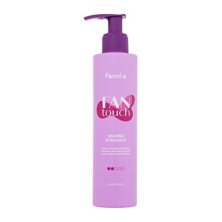 Fanola Fan Touch Wanna Straight uhlazující krém na vlasy 195 ml pro ženy