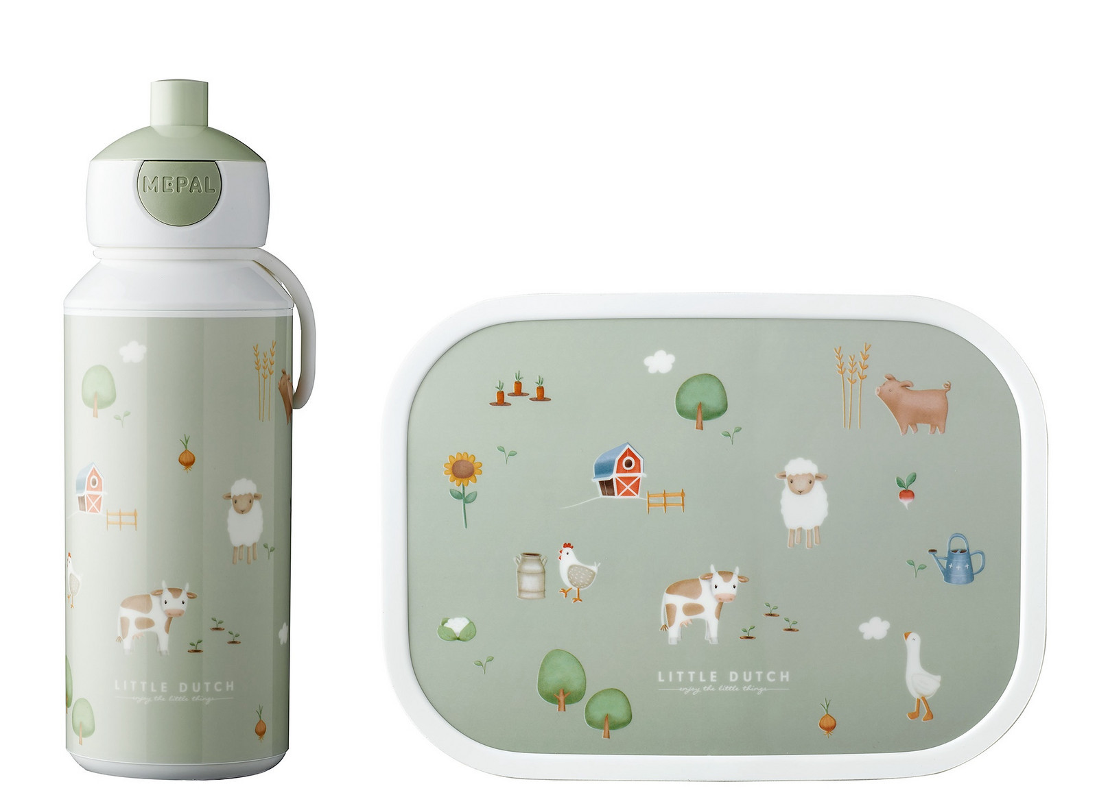 Mepal Svačinový set pro děti Campus Little Dutch Little Farm